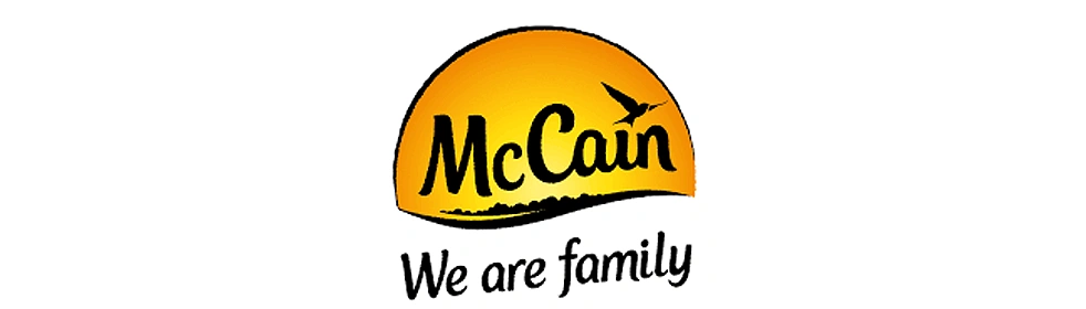 The McCain logo in full colour.
